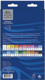 Winsor & Newton Cotman Watercolor Paint Set, 12 Count (Pack of 1), 20 Colors - Image 2